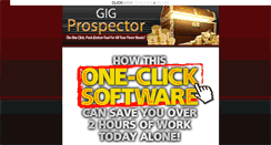 Desktop Screenshot of gigprospector.com