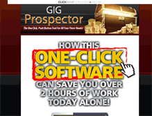 Tablet Screenshot of gigprospector.com